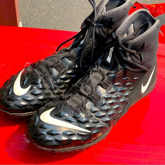 Nike Force Savage Varsity 2 Football Cleats Black White AQ8155-001 Mens Size 10 Nike Mens Football Cleats Force Savage Varsity 2 Black  main image 3